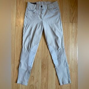 Ariat Heritage Elite Light Gray Kids' Breeches